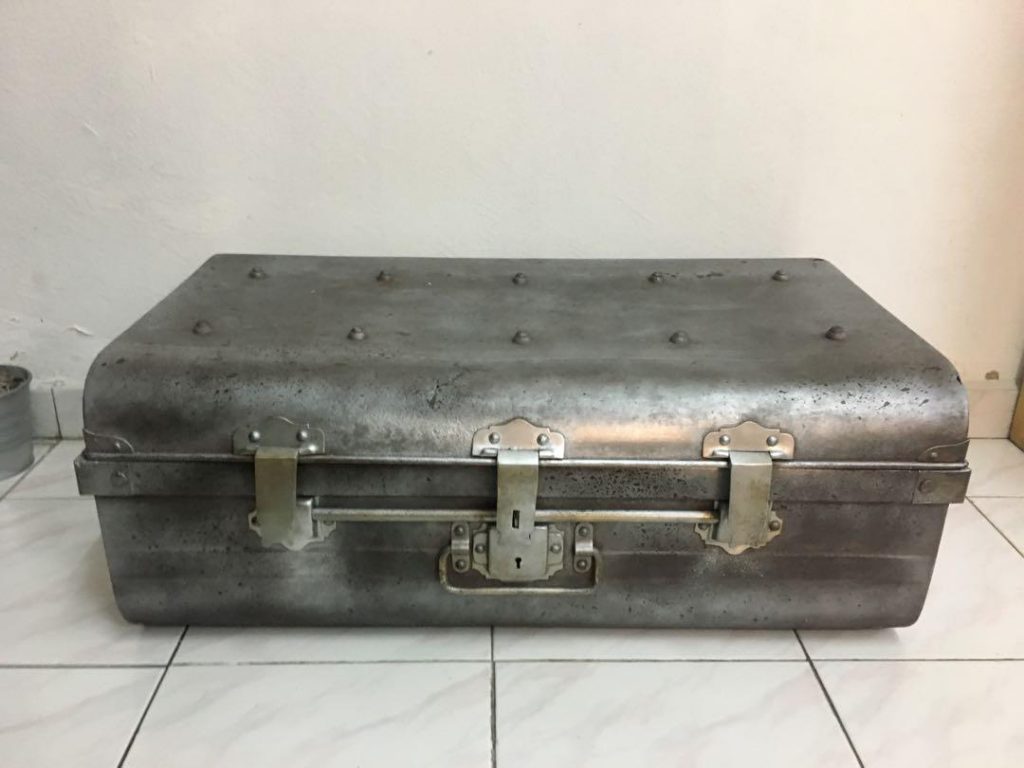 That old metal suitcase